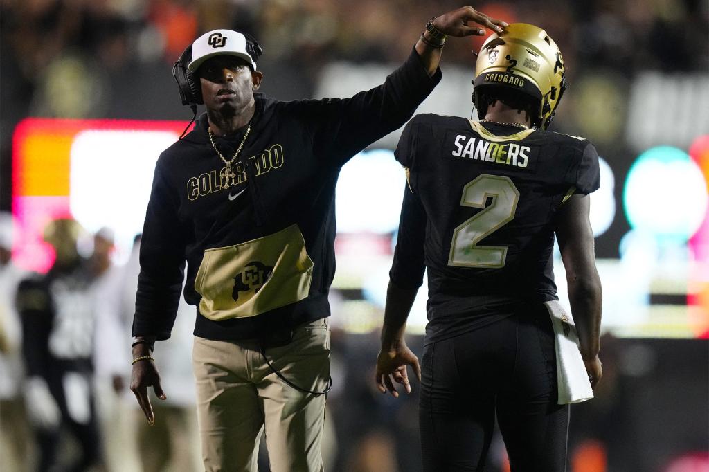 Deion Sanders and his son, quarterback Shedeur Sanders, have helped Colorado win its first three games in 2023.