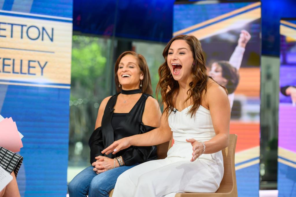 Mary Lou Retton and daughter McKenna Kelley on The Today Show on Thursday, April 25, 2019 