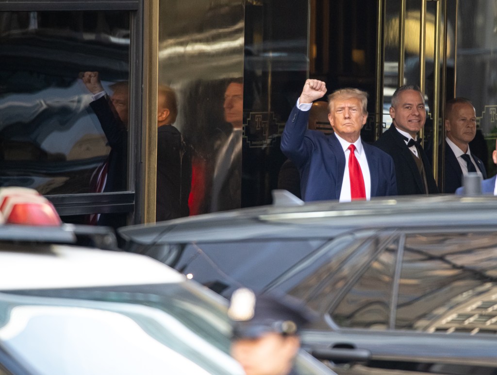 Donald Trump in Manhattan