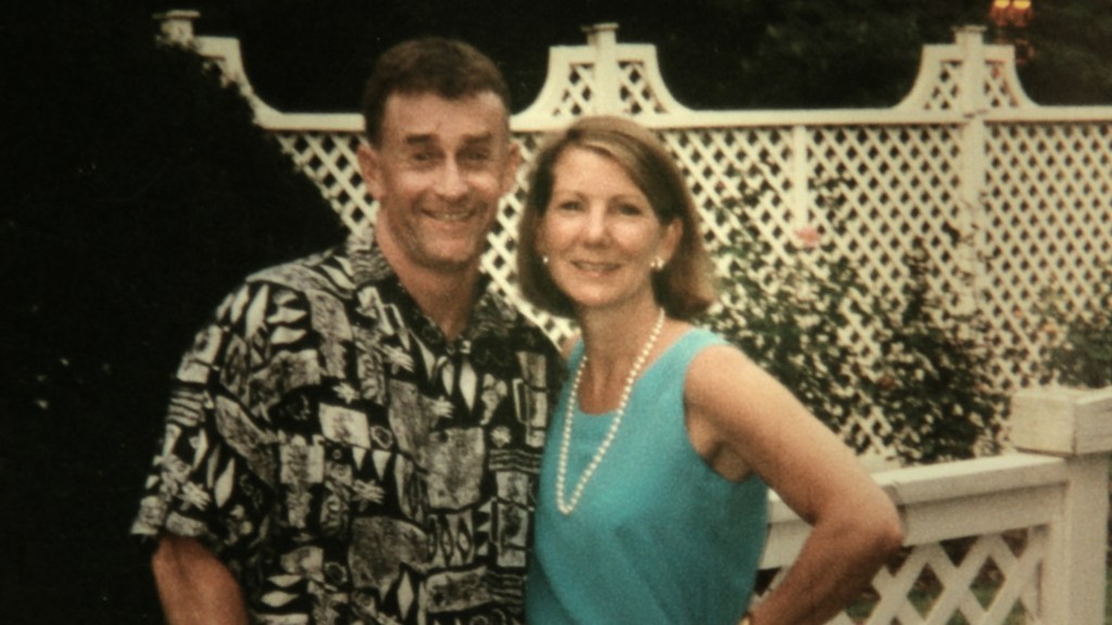 The Netflix and Max special "The Staircase" follows the grizzly death of Kathleen Peterson (right) and the investigation into her husband Michael (left).