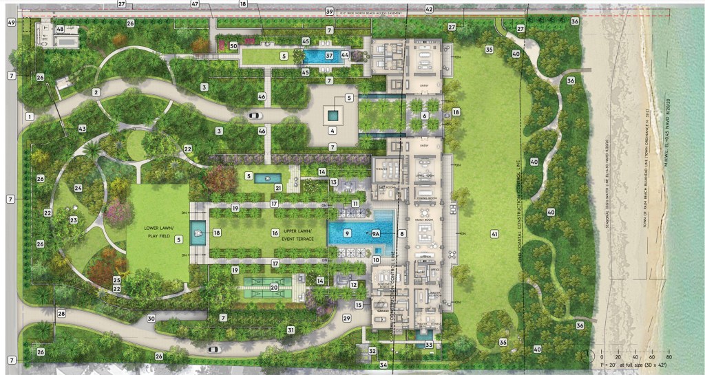 Plans for Griffin's Palm Beach estate