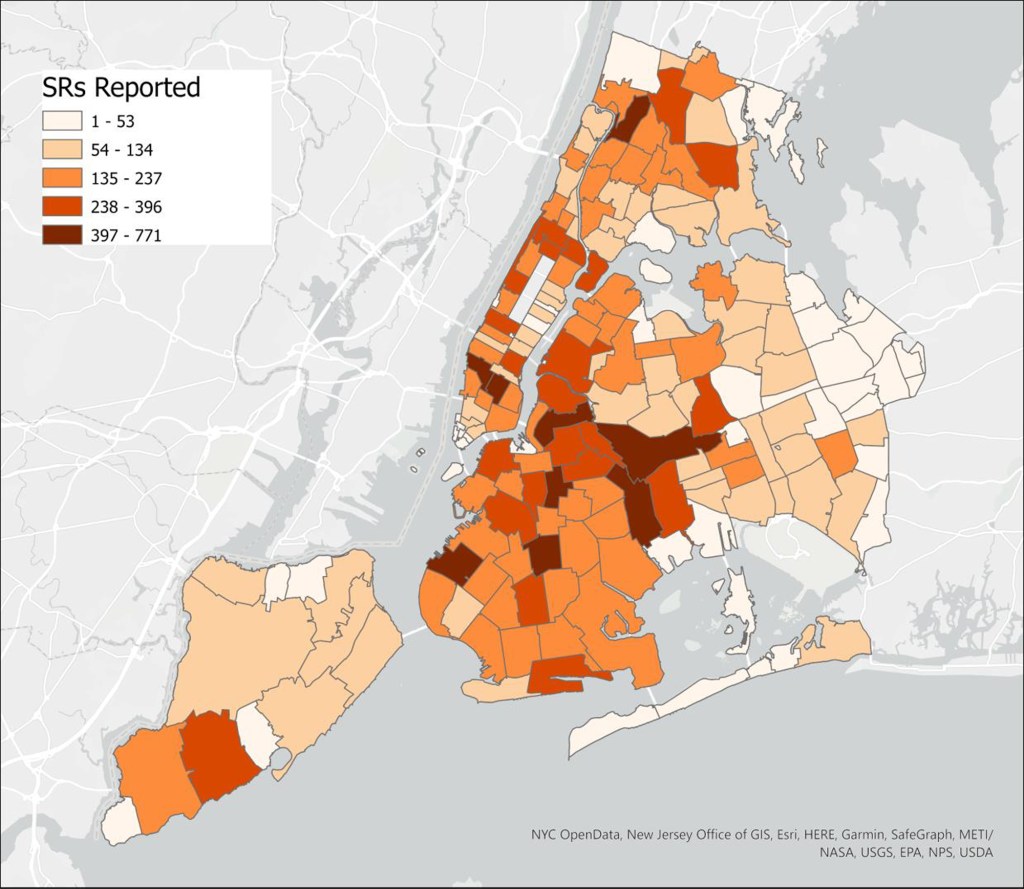 NYC open data map