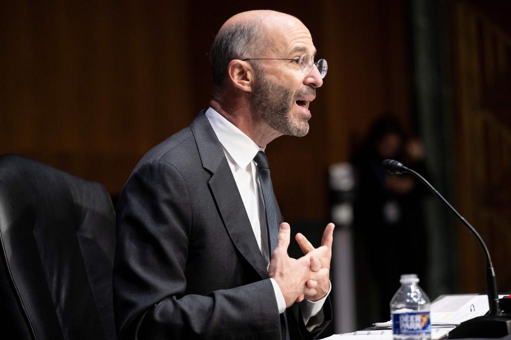 Robert Malley testifying to Congress.