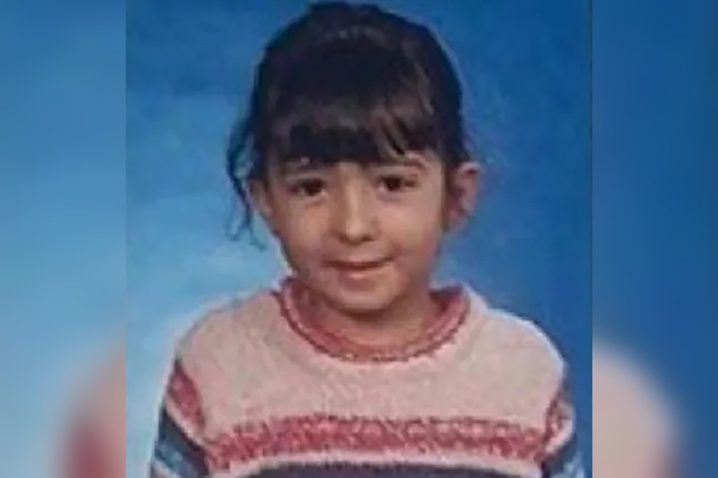 Shani Louk – pictured at age five.