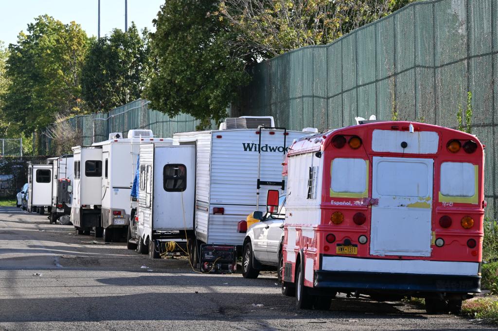 RVs on Bruner Avenue in The Bronx