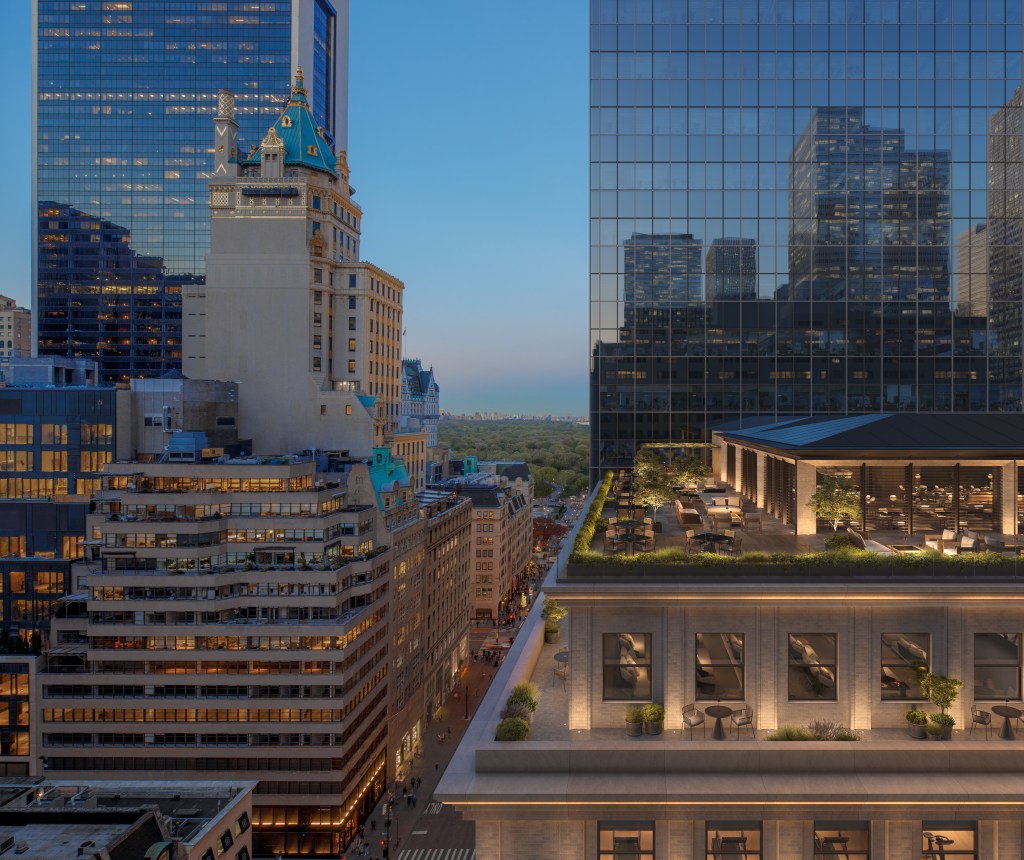 Rooftop view of Core Club