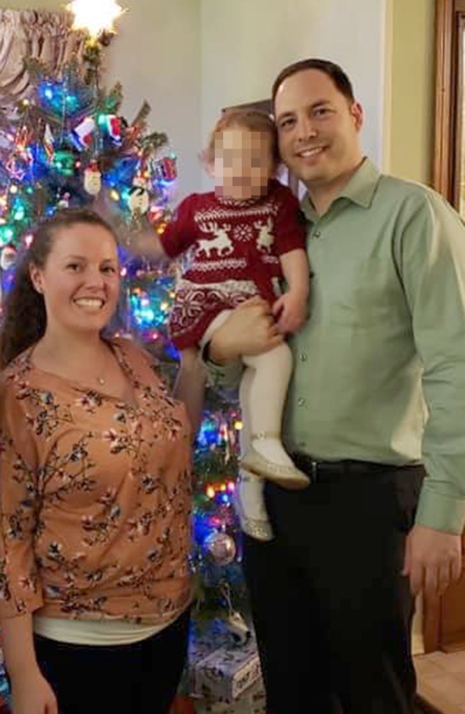 Christine Banfield and her husband Brendan Banfield seen above in an undated picture. 
