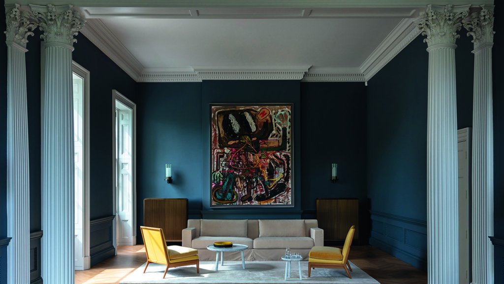 An interior of Ken Griffin's London home