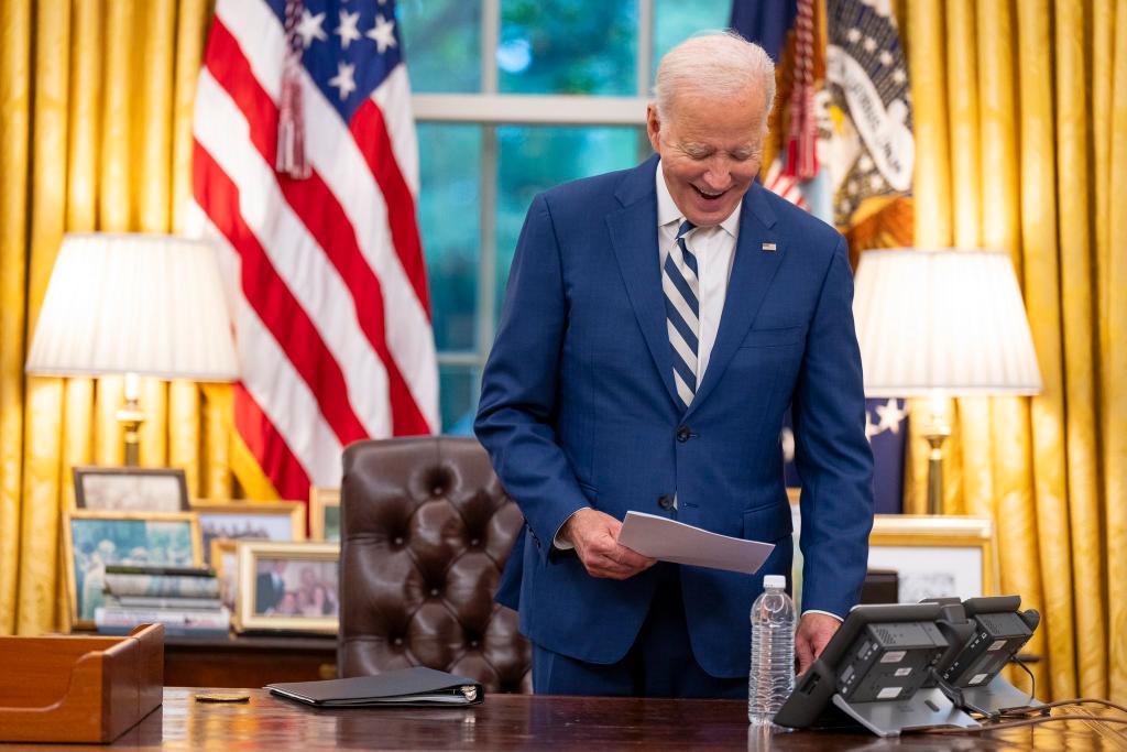 JOE BIDEN speaks to released americans - I just spoke with the two Americans released today after being held hostage by Hamas. I let them know that their government will fully support them as they recover and heal.