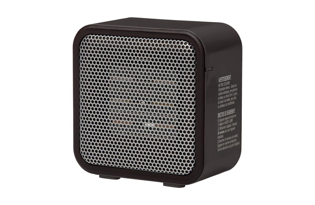 Amazon Basics 500-Watt Ceramic Small Space Personal Mini Heater