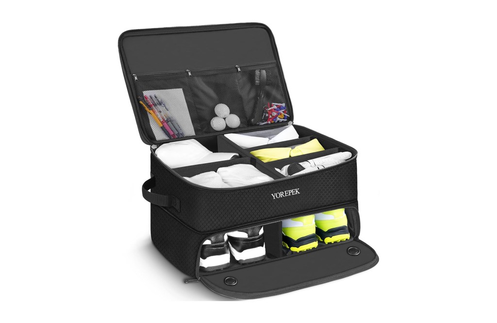 YOREPEK 2 Layer Golf Trunk Organizer