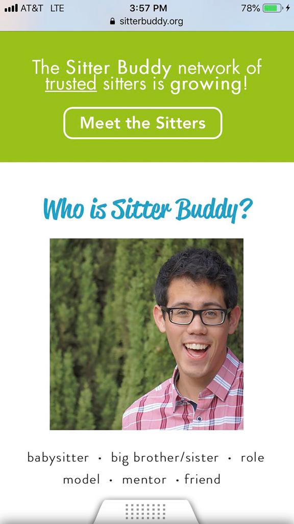 The sicko found work through his website, calling himself "the original Sitter Buddy" and offered multiple services including babysitting, mentorships, and overnight and vacation babysitting.