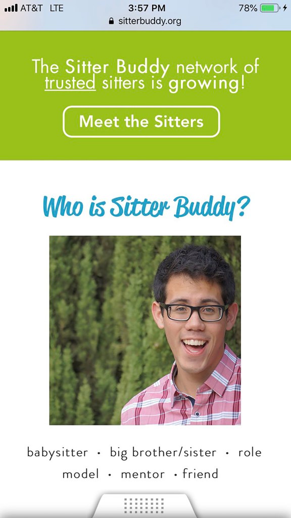 The sicko found work through his website, calling himself "the original Sitter Buddy" and offered multiple services including babysitting, mentorships, and overnight and vacation babysitting.