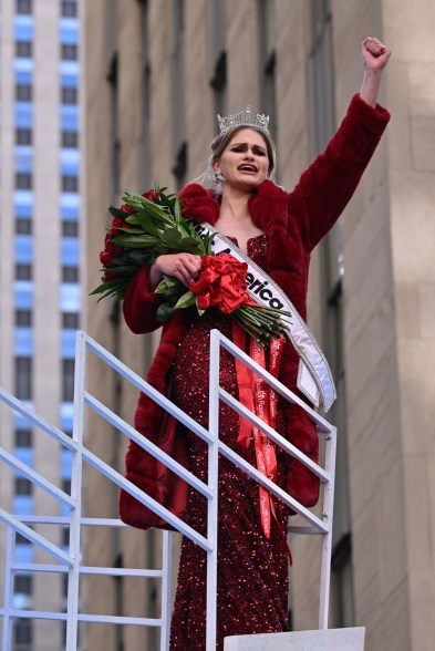 Balloons and floats at the 97th Macy's Thanksgiving Day Parade on Thursday, November 23, 2023 in New York City.