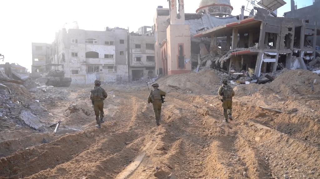 Israeli forces have devastated Gaza during their counteroffensive on the ground in the city, which was first hit by artillery