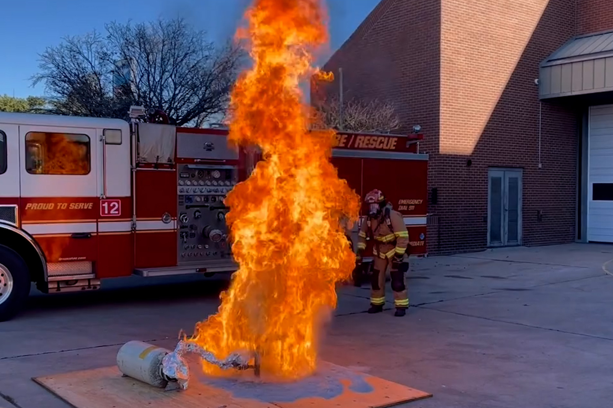 Firefighters show how to have a ‘happy and safe’ Thanksgiving