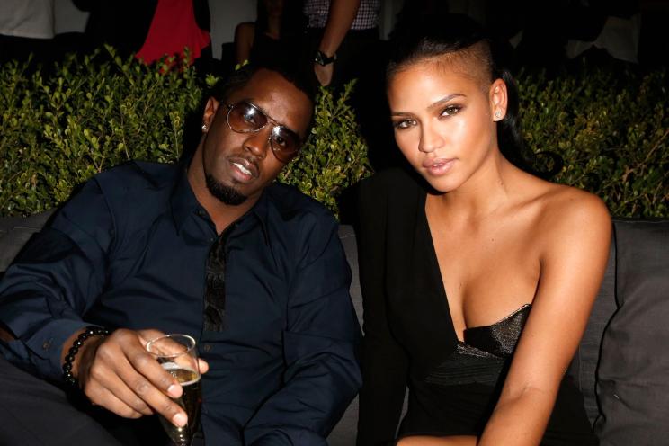 Musicians Sean "Diddy" Combs and Cassie Ventura attend the GQ Men of the Year Party at Chateau Marmont.