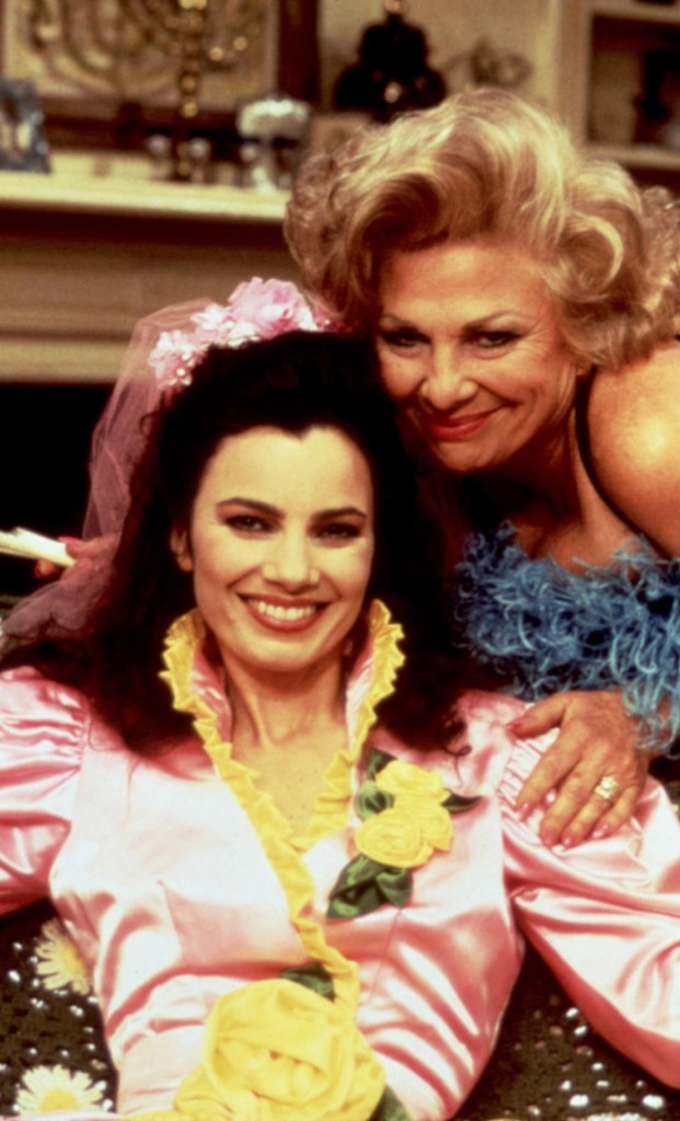 Fran Drescher and Renee Taylor in "The Nanny." Drescher pushed to get Taylor cast on the show.