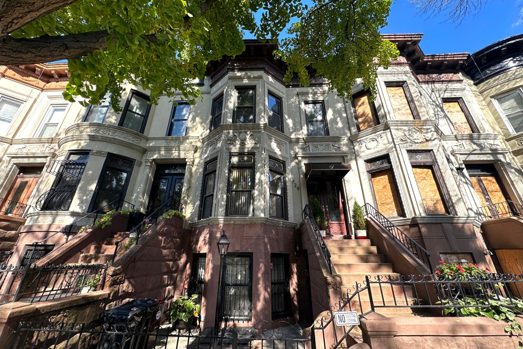 The Crown Heights brownstone where Suggs lives. 