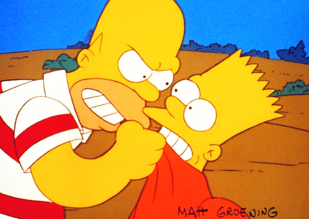 Homer's physical disciplinary style was a source of controversy for the show from the very start.