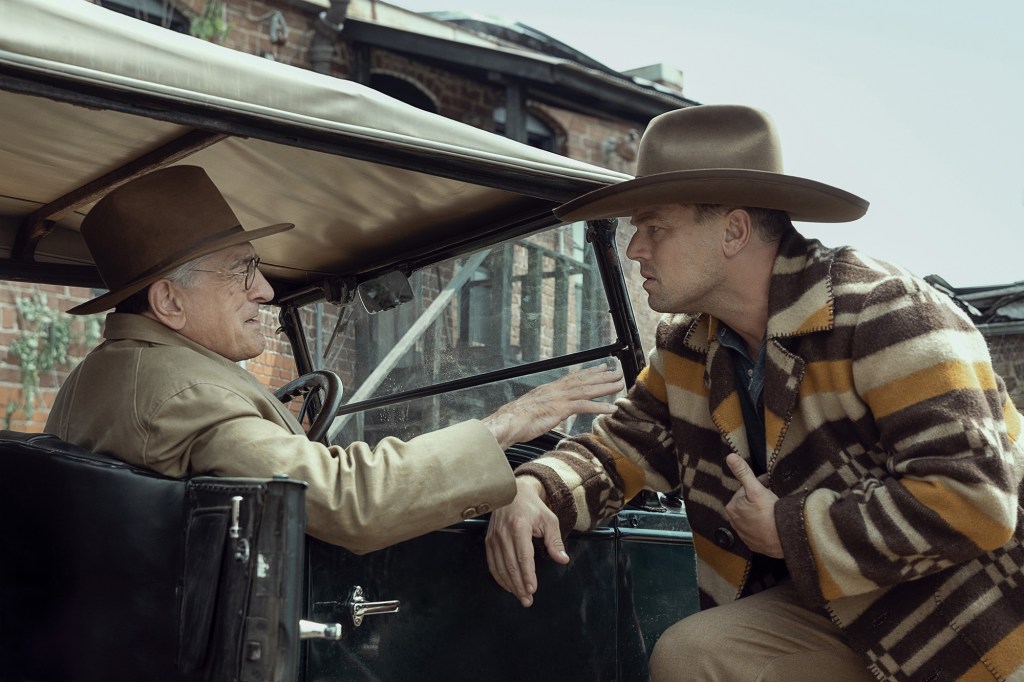 Leonardo DiCaprio and Robert DeNiro in Killers of the Flower Moon