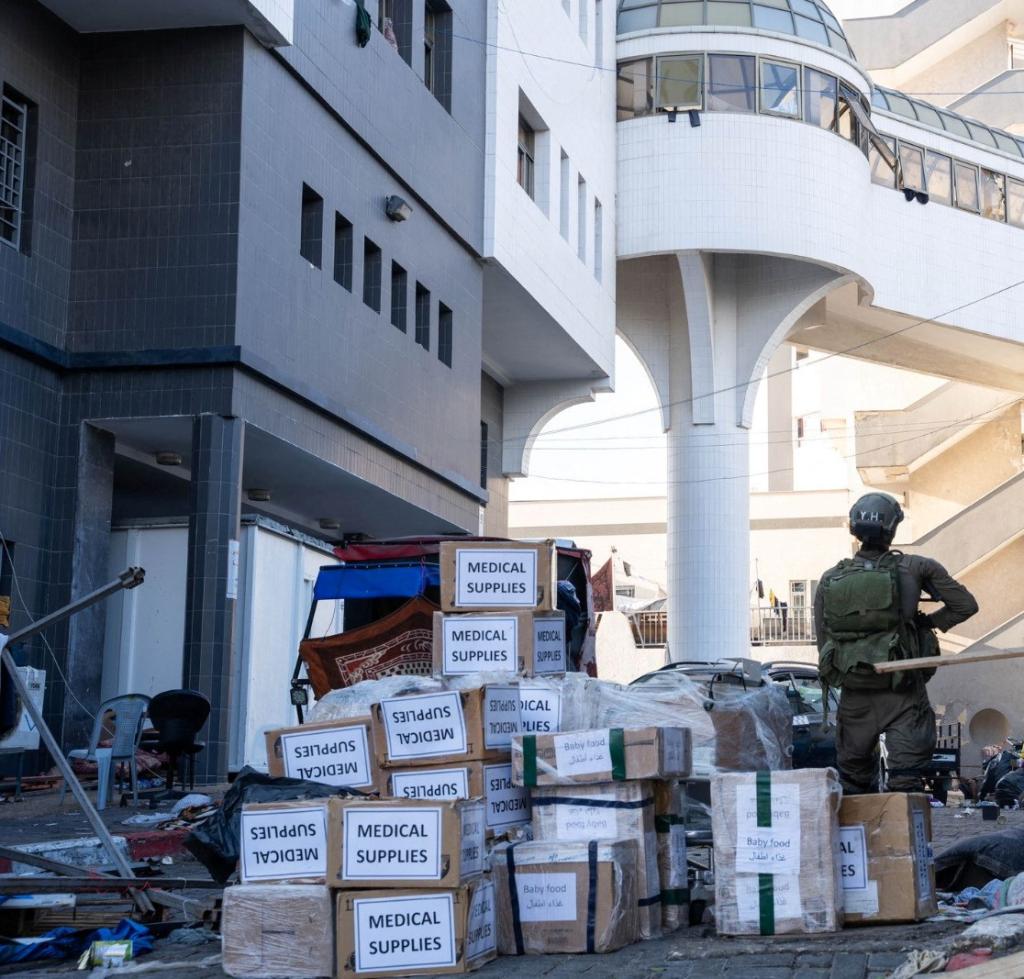 The Israeli military is conducting an operation at Gaza's Al-Shifa hospital.