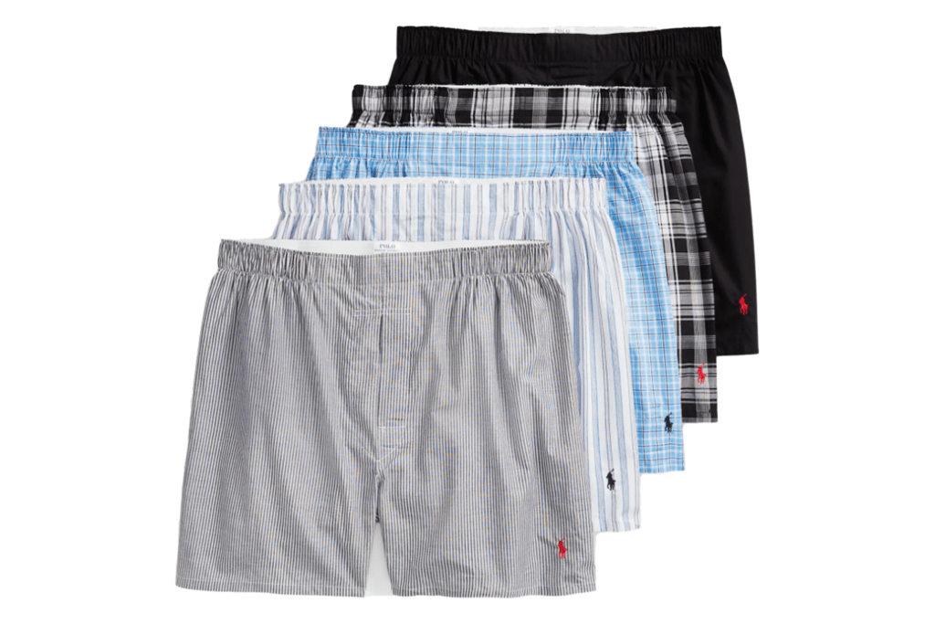 Polo Ralph Lauren Assorted 5-Pack Woven Cotton Boxers