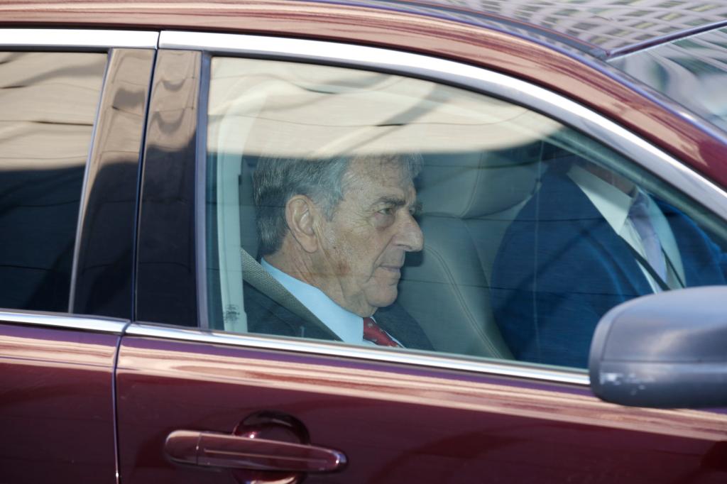 Paul Pelosi in a car 