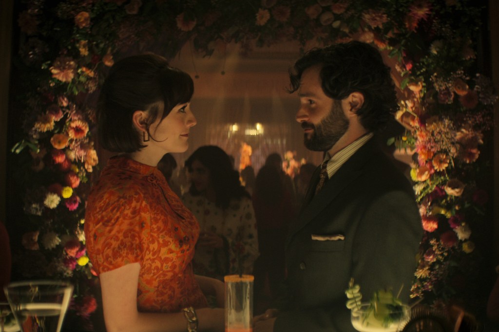 You. Penn Badgley as Joe Goldberg, Charlotte Ritchie as Kate in  You. Cr. Courtesy of Netflix