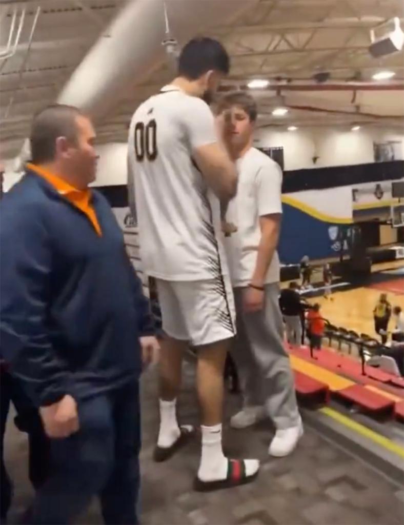 Cal men's basketball forward Fardaws Aimaq was seen confronting a fan that allegedly called him a terrorist during a game against UTEP.  