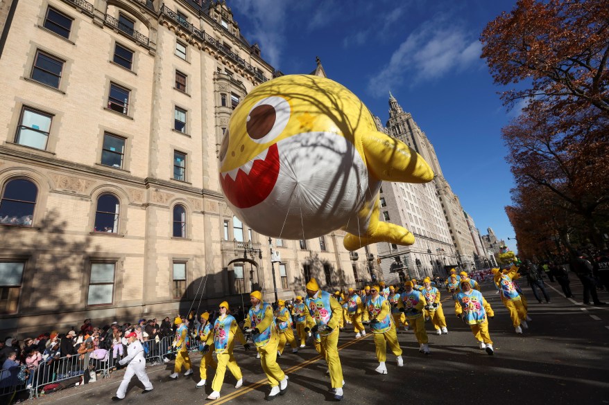 A balloon float at the 97th Macy's Thanksgiving Day Parade on Thursday, November 23, 2023 in New York City.