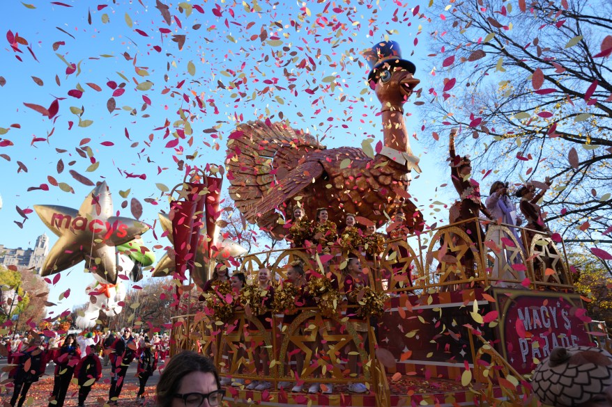 A balloon float at the 97th Macy's Thanksgiving Day Parade on Thursday, November 23, 2023 in New York City.