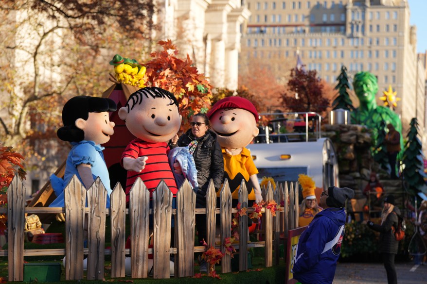 A balloon float at the 97th Macy's Thanksgiving Day Parade on Thursday, November 23, 2023 in New York City.