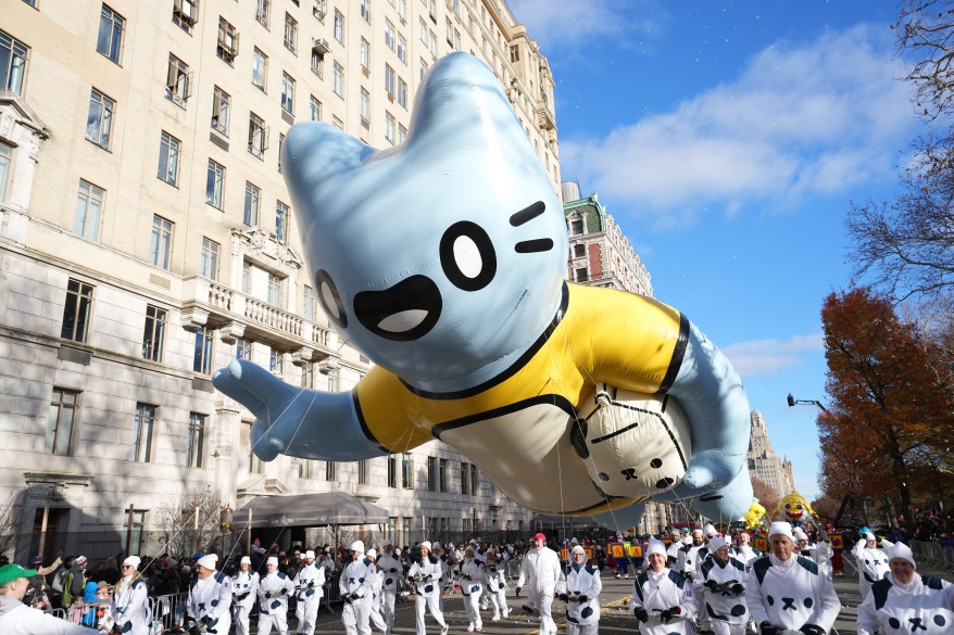 A balloon float at the 97th Macy's Thanksgiving Day Parade on Thursday, November 23, 2023 in New York City.