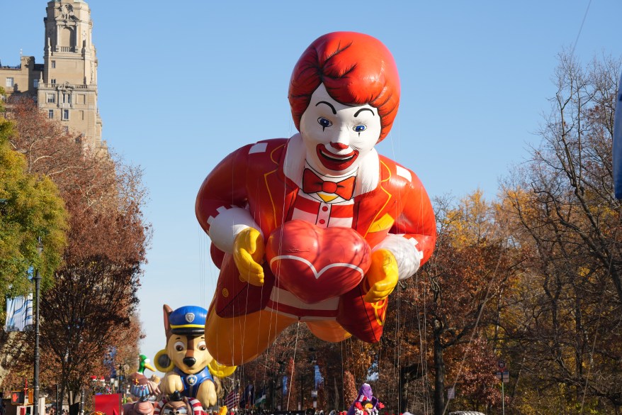 A balloon float at the 97th Macy's Thanksgiving Day Parade on Thursday, November 23, 2023 in New York City.