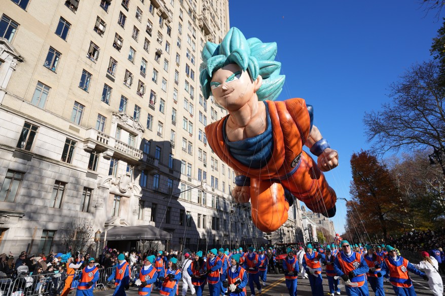 A balloon float at the 97th Macy's Thanksgiving Day Parade on Thursday, November 23, 2023 in New York City.