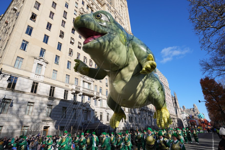 A balloon float at the 97th Macy's Thanksgiving Day Parade on Thursday, November 23, 2023 in New York City.