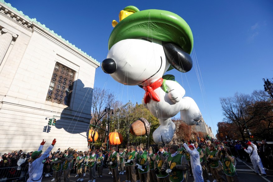 A balloon float at the 97th Macy's Thanksgiving Day Parade on Thursday, November 23, 2023 in New York City.