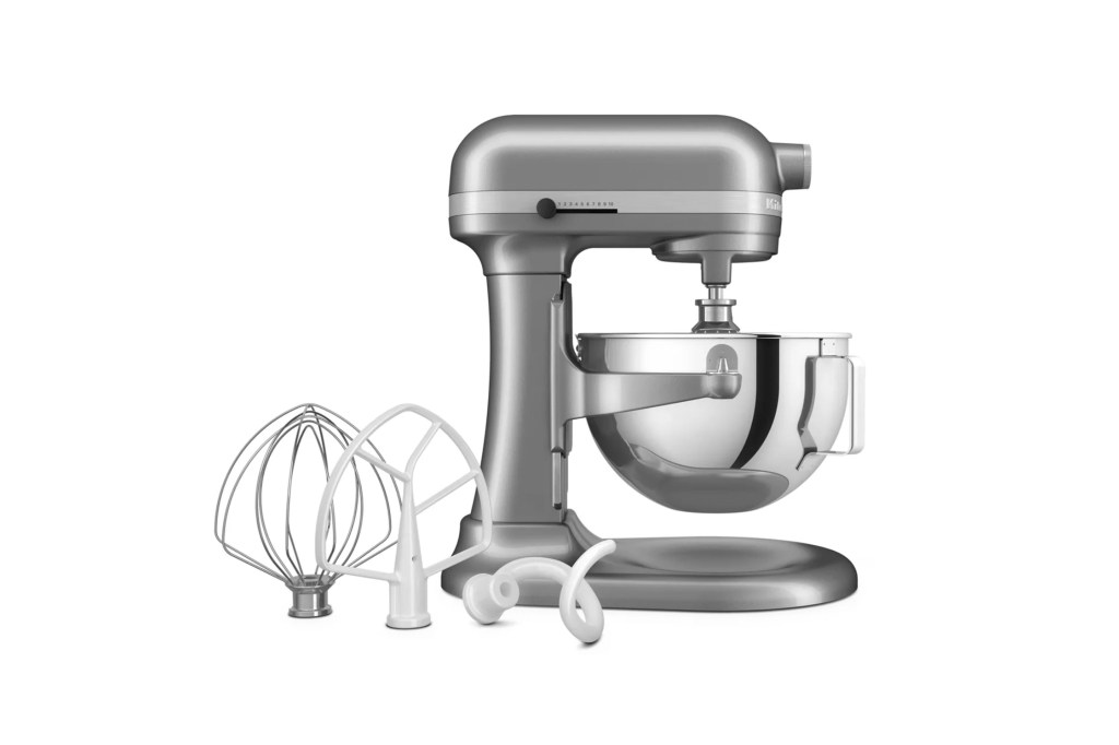 Stainless steel KitchenAid stand mixer