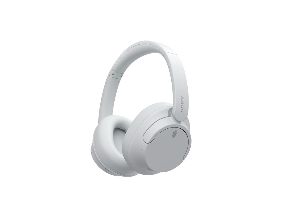 Sony white headphones set