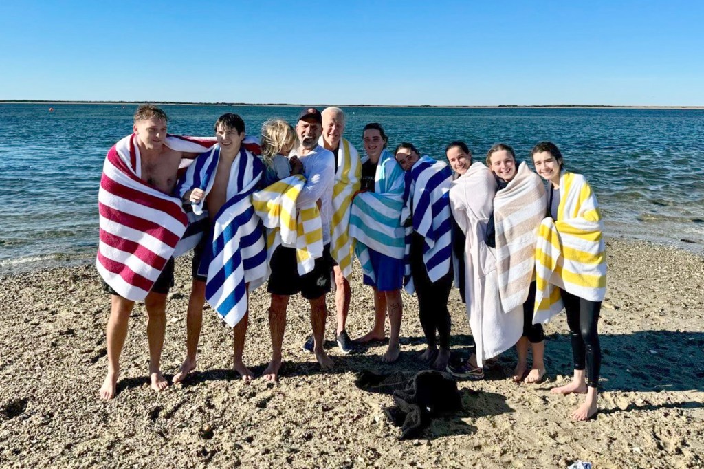 Biden family in Nantucket. 