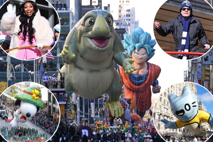 A balloon float at the 97th Macy's Thanksgiving Day Parade on Thursday, November 23, 2023 in New York City.