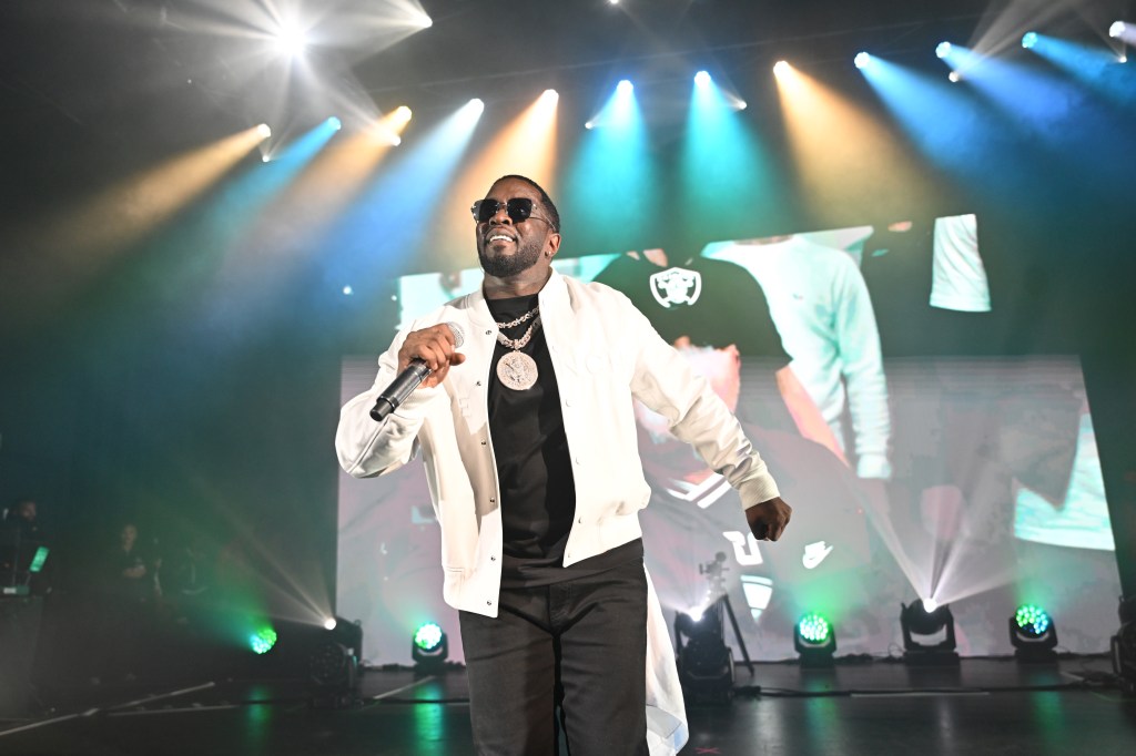 Sean "Diddy" Combs performs on stage