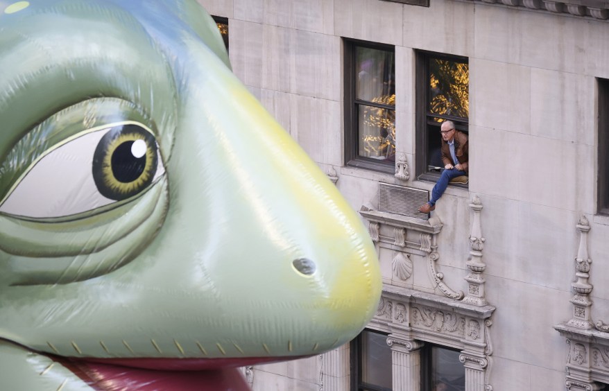 Balloons and floats at the 97th Macy's Thanksgiving Day Parade on Thursday, November 23, 2023 in New York City.