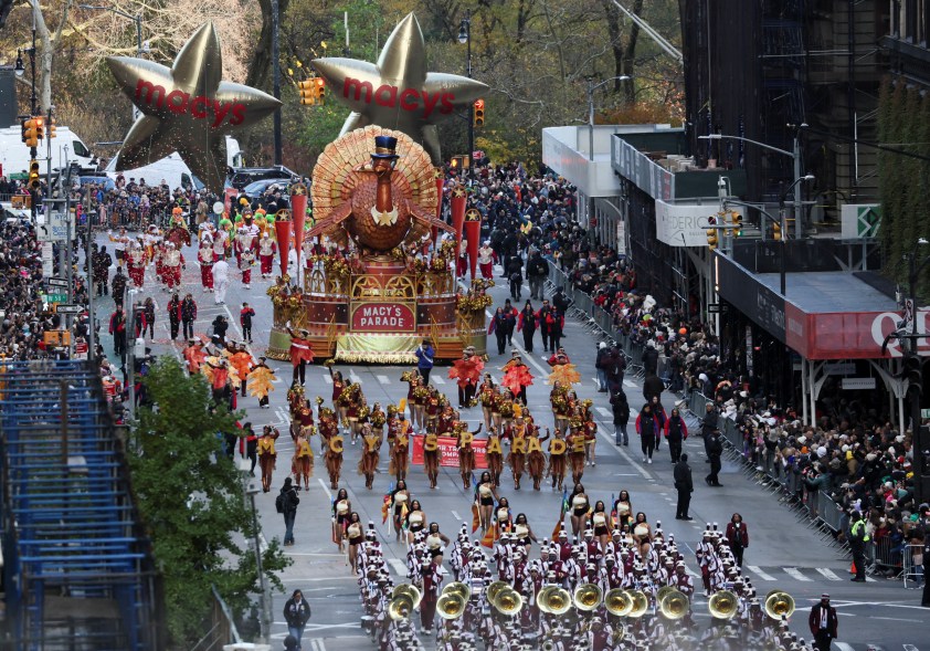 A balloon float at the 97th Macy's Thanksgiving Day Parade on Thursday, November 23, 2023 in New York City.