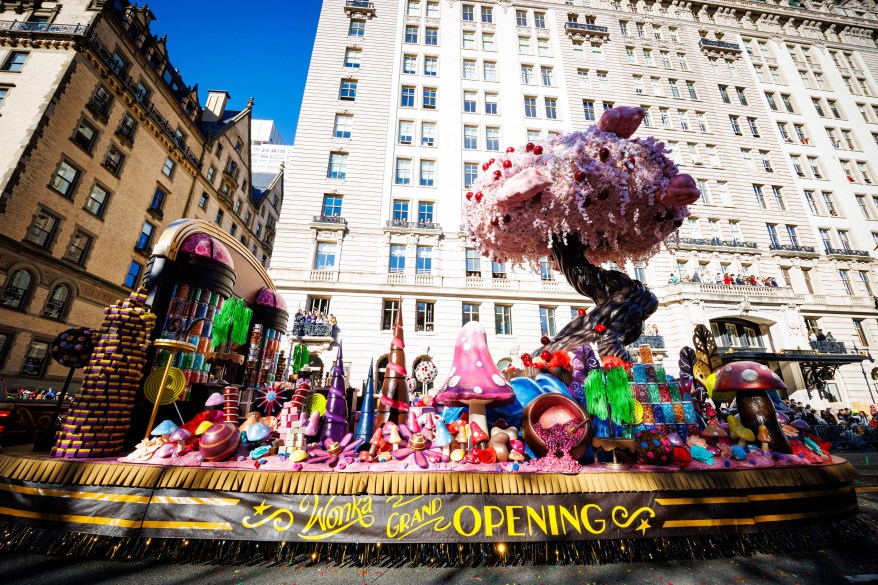 Balloons and floats at the 97th Macy's Thanksgiving Day Parade on Thursday, November 23, 2023 in New York City.