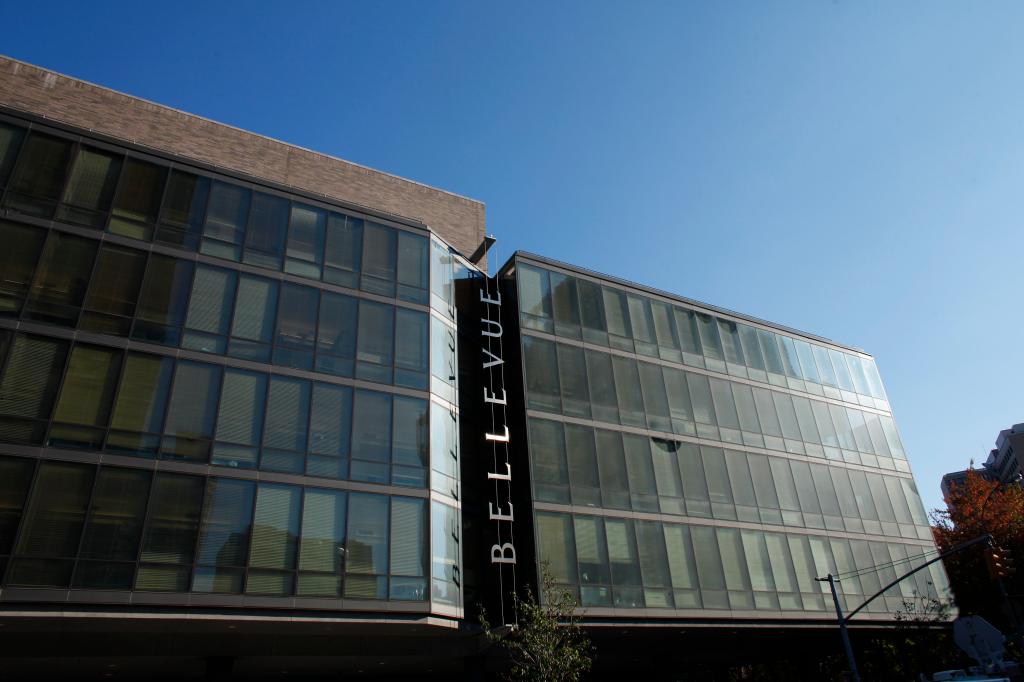 An exterior shot of Bellevue. 