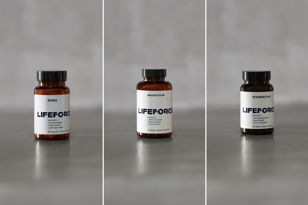 Lifeforce supplements DHEA Magnesium and Vitamin D+K