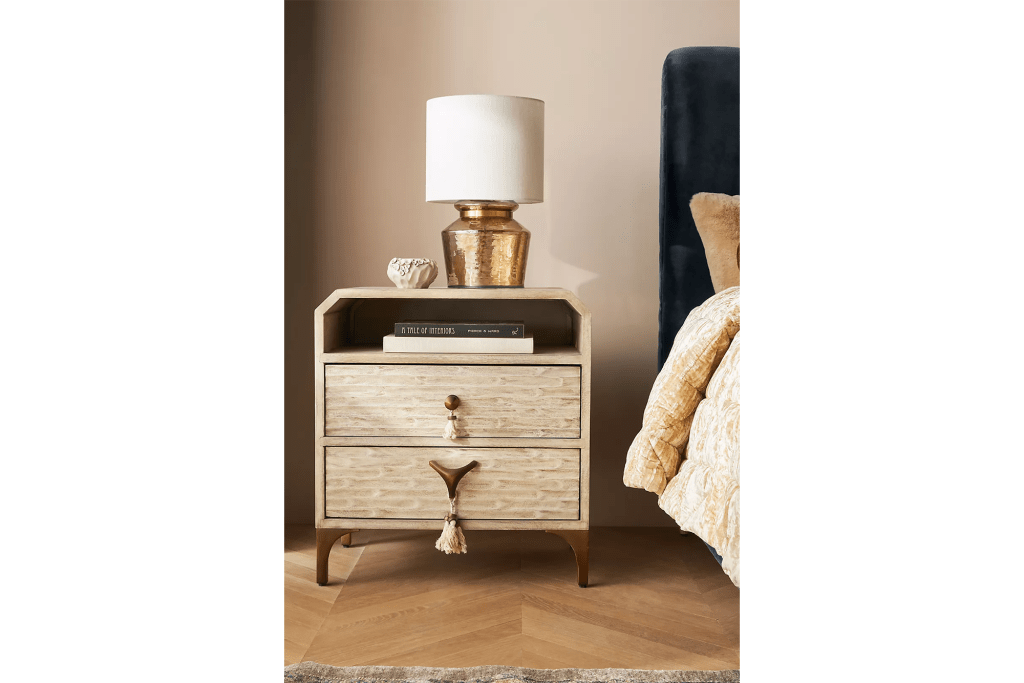 Zagora Tasseled Nightstand