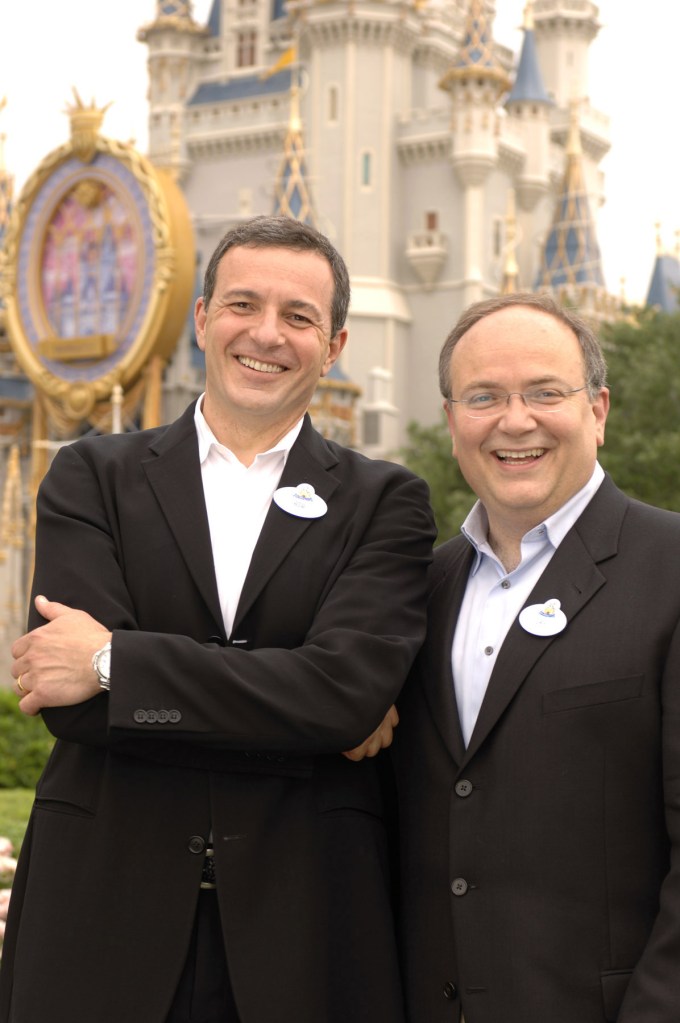 Bob Iger and James Rasulo in 2005.